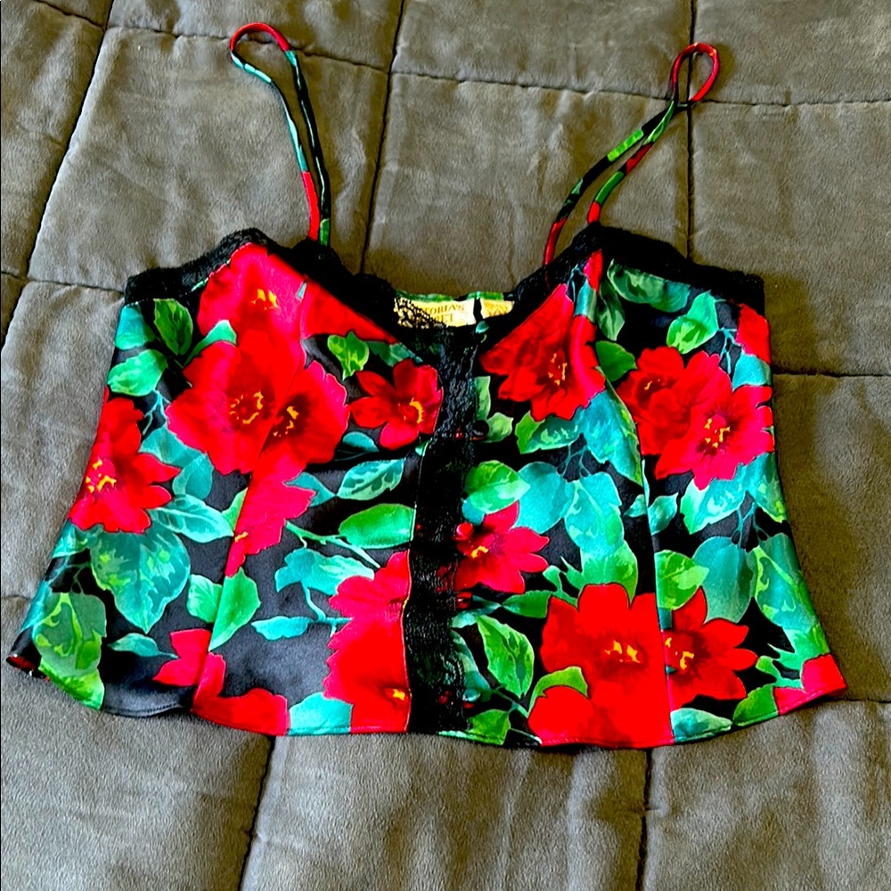 Vintage Victoria’s Secret Gold Label Satin Lingerie Tank Top